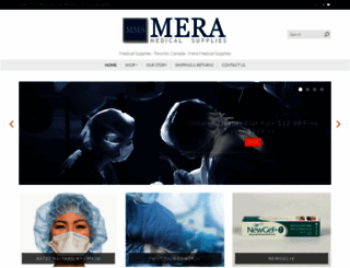 shopmeramedical.com screenshot