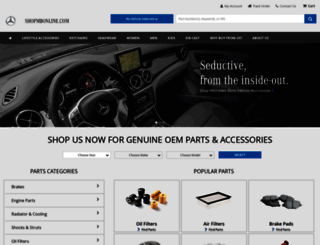 shopmercedesbmwonline.com screenshot