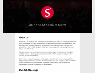 shopmium-en.welcomekit.co screenshot