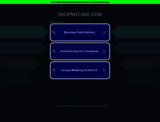 shopmycake.com screenshot