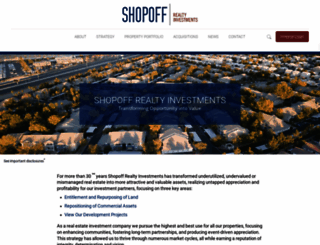 shopoff.com screenshot