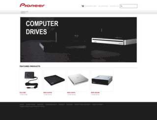 shopoptical.pioneerelectronics.com screenshot