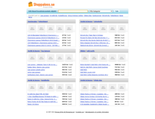 shoppaloss.se screenshot
