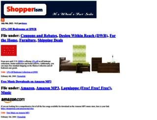 shopperism.com screenshot