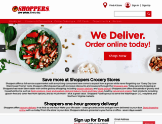 shoppersfood.com screenshot
