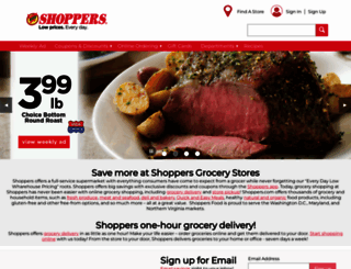 shopperspharmacies.com screenshot