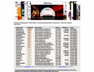 shopping-club.com screenshot
