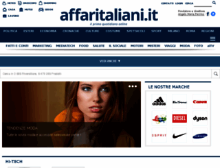 shopping.affaritaliani.it screenshot