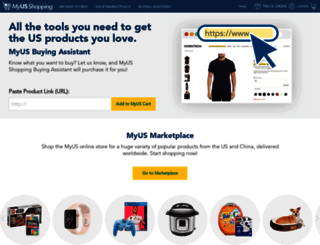 shopping.myus.com screenshot