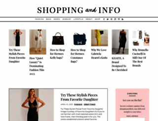 shoppingandinfo.com screenshot