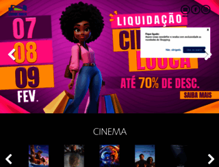 shoppingcidadenorte.com.br screenshot