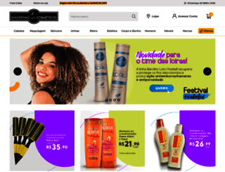 shoppingdoscosmeticos.com.br screenshot