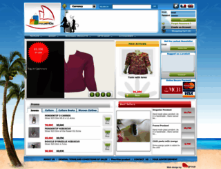shoppingfrommauritius.com screenshot
