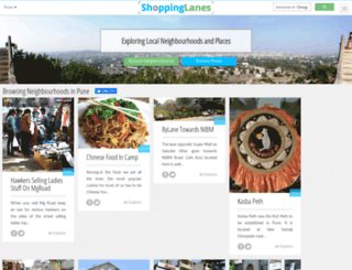 shoppinglanes.com screenshot