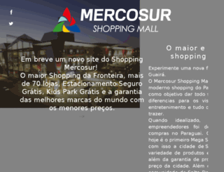 shoppingmercosur.com.br screenshot