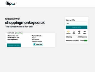 shoppingmonkey.co.uk screenshot