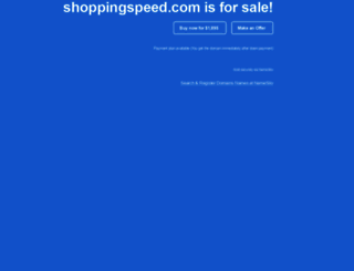 shoppingspeed.com screenshot