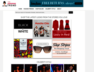 shoppingthetrend.com screenshot