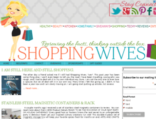 shoppingwives.com screenshot