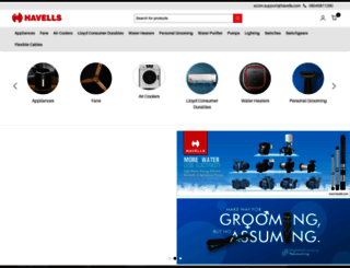 shoppoc.havells.com screenshot