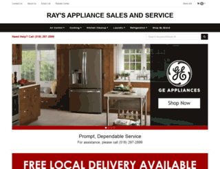 shopraysappliance.com screenshot