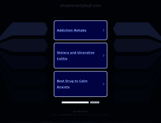 shopremedyleaf.com screenshot