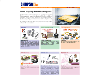shopsg.com screenshot