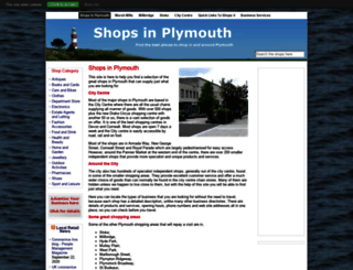 shopsinplymouth.co.uk screenshot
