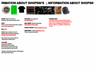 shopsins.com screenshot