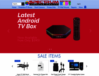 shopspectrumtt.com screenshot