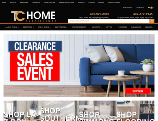 shoptchomefurnishings.com screenshot