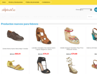 shoptextil.es screenshot