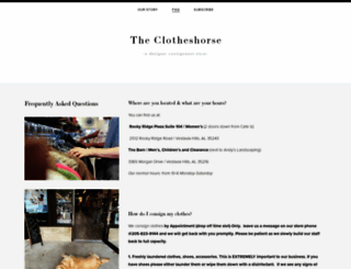 shoptheclotheshorse.com screenshot