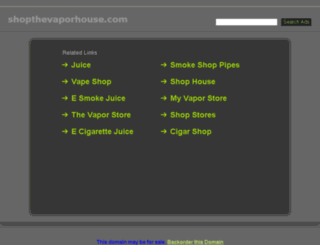 shopthevaporhouse.com screenshot