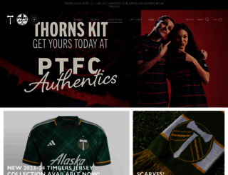 shopthornsfc.com screenshot