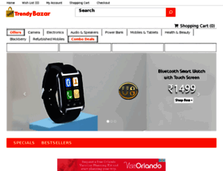 shoptrendybazar.com screenshot