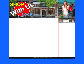 shopwithuslocal.com screenshot