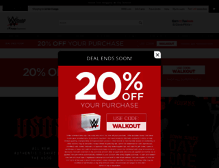 shopzone.wwe.com screenshot