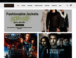 shoqz-fashionz.com screenshot