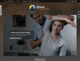shore-chiropractic.com screenshot