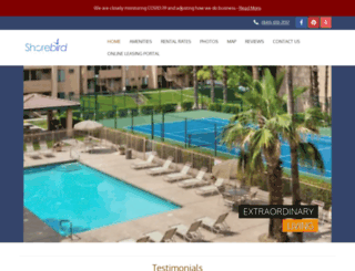 shorebirdapartments.com screenshot