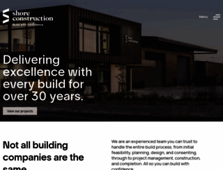 shoreconstruction.co.nz screenshot