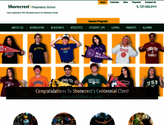 shorecrest.org screenshot