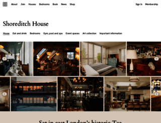 shoreditchhouse.com screenshot