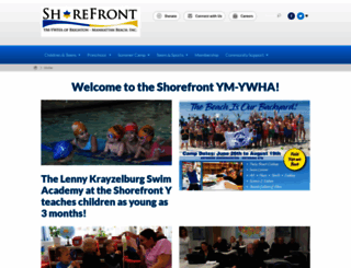 shorefronty.org screenshot