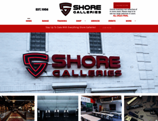shoregalleries.com screenshot