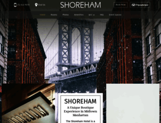 shorehamhotel.com screenshot