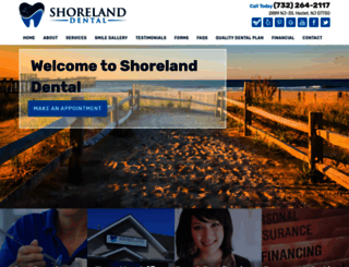 shorelanddental.com screenshot