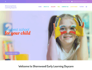 shorewooddaycare.com screenshot