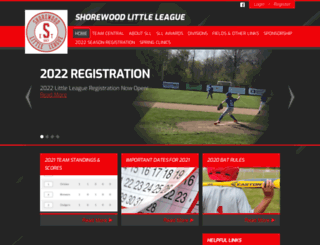 shorewoodlittleleague.com screenshot